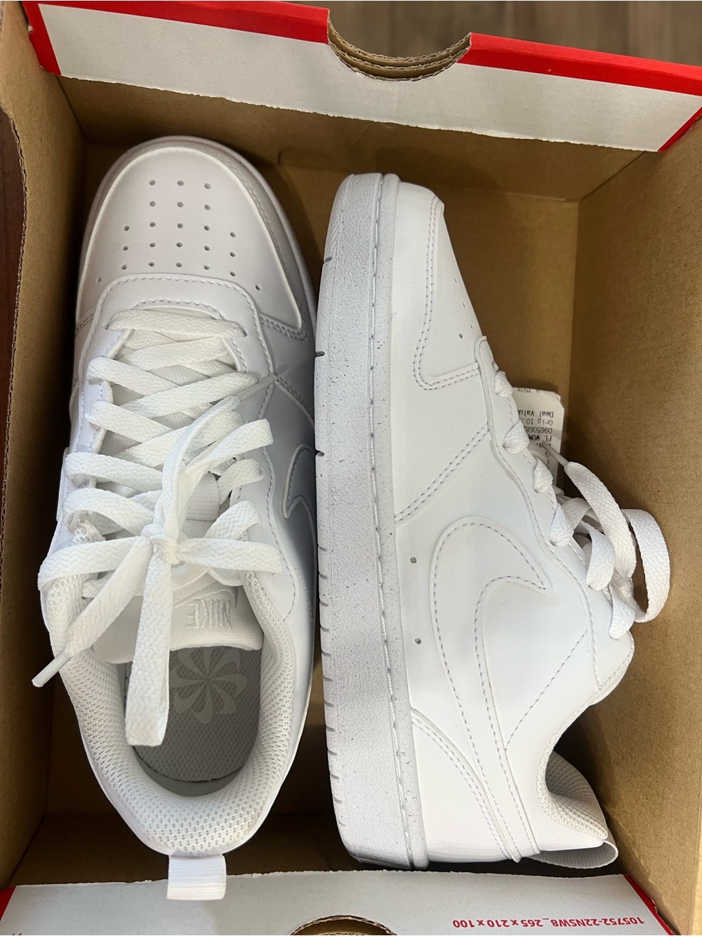 Nike kids White Air Force 1’s